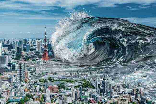 අමෙරිකාවට මෙගා සුනාමි අනතුරු ඇඟවීමක්