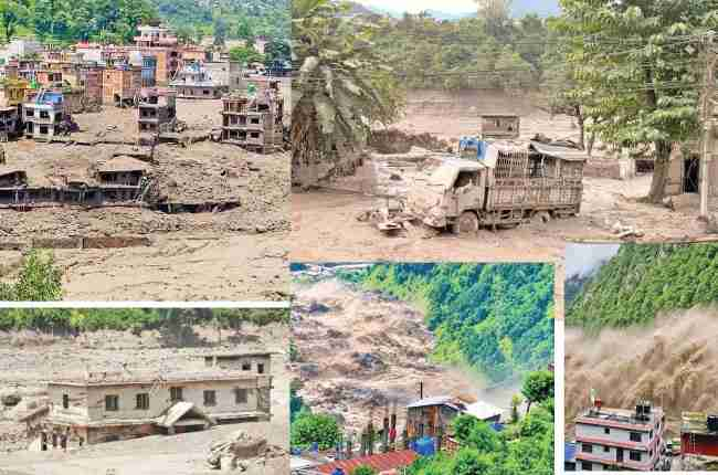 නේපාලයේ මරණ සංඛ්‍යාව 100 පනී-දෙස් විදෙස් සංචා­ර­කයෝ 384ක් අතුරුදහන්